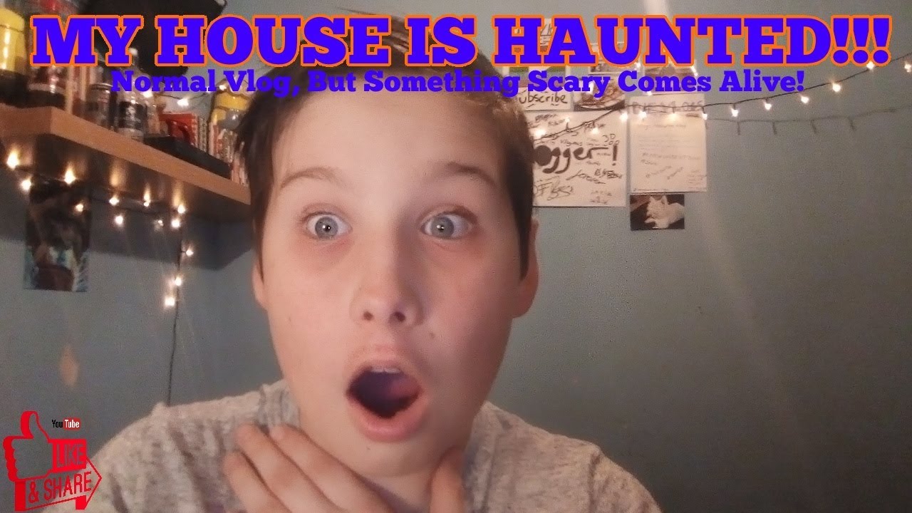 MY HOUSE IS HAUNTED!!!! (SO SCARY)