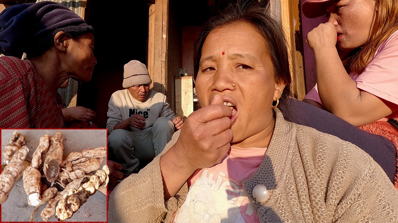 sarmila in the village with friends || village community in Nepal || life in the village ||