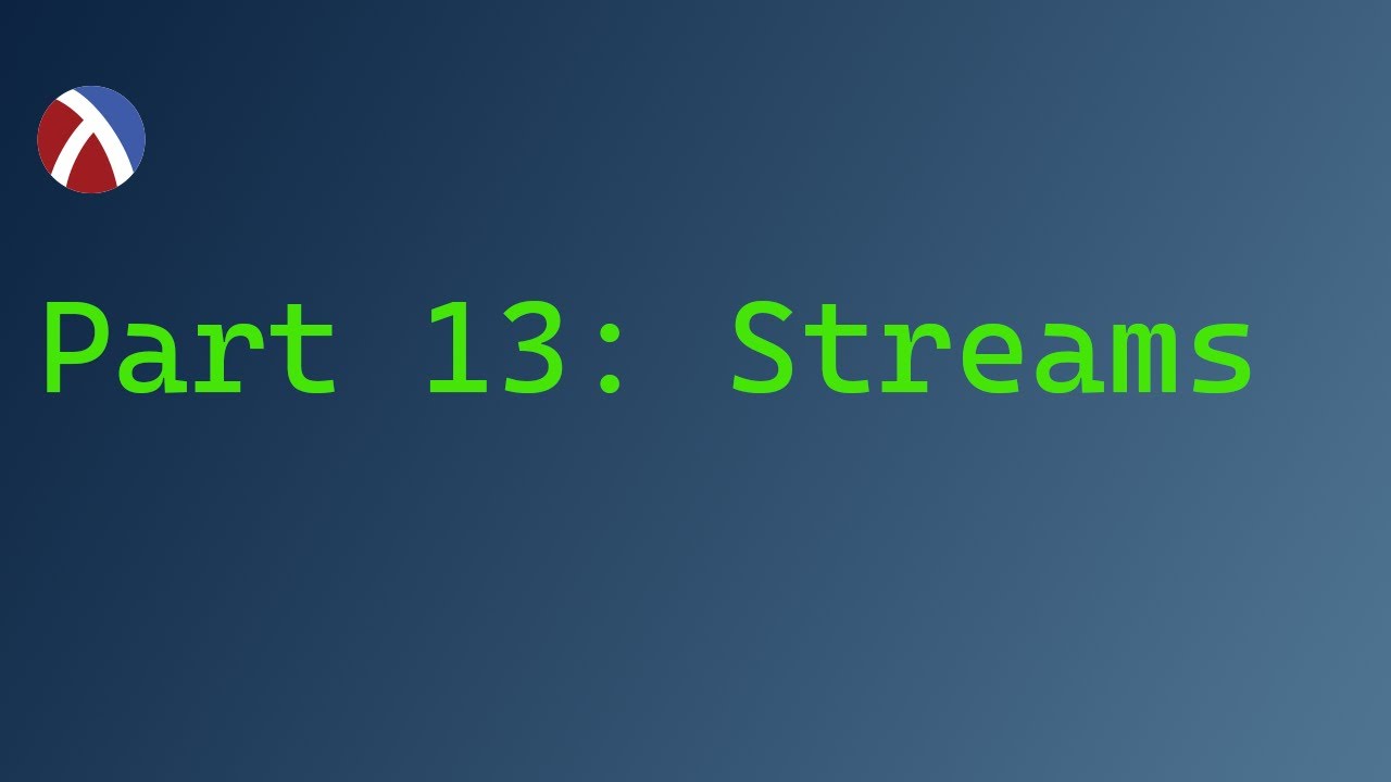 Racket Programming Part 13: Streams - YouTube