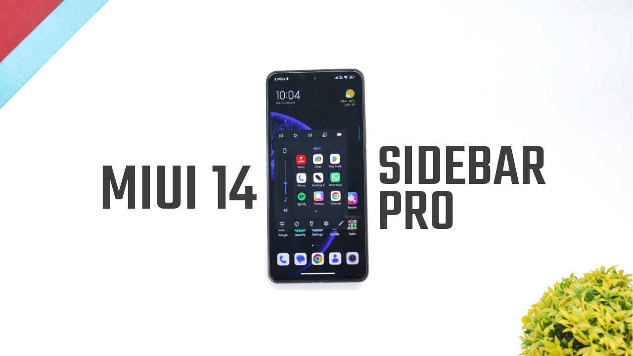 Miui 14 New SideBar On Any Xiaomi Device New Modded SideBar On Miui