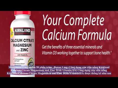 Video Kirkland Calcium Citrate Magnesium and Zinc With... - youtube