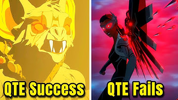 DISPATCH - Sonar Fight vs. Coupe Fight | QTE Fails Secret Scenes