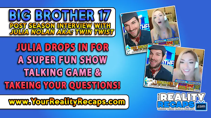 Julia Nolan From #BB17 Post Season Interview