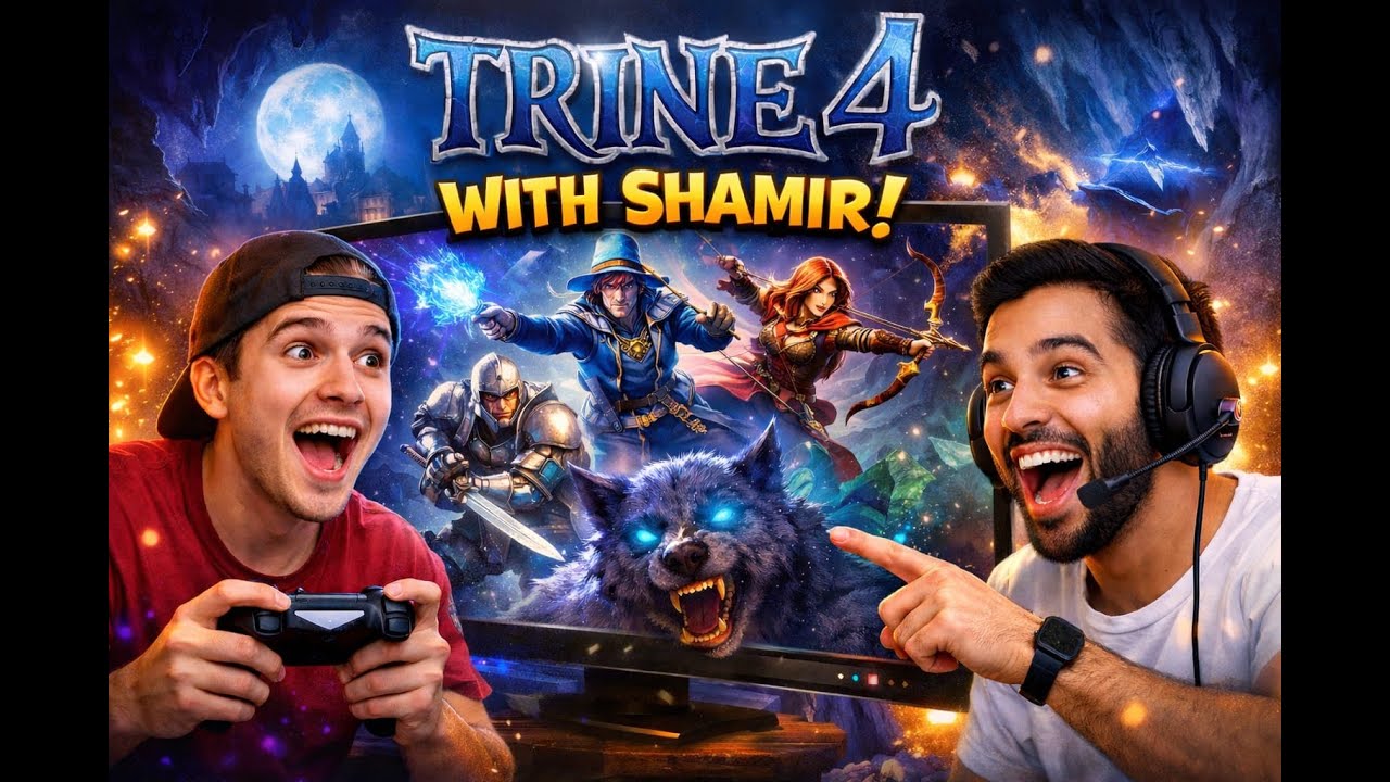 Trine 4 gameplay video with friend (First time)
