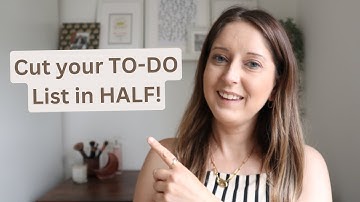 Minimalist Living: How to cut your to do list in half | productivity | declutter your life