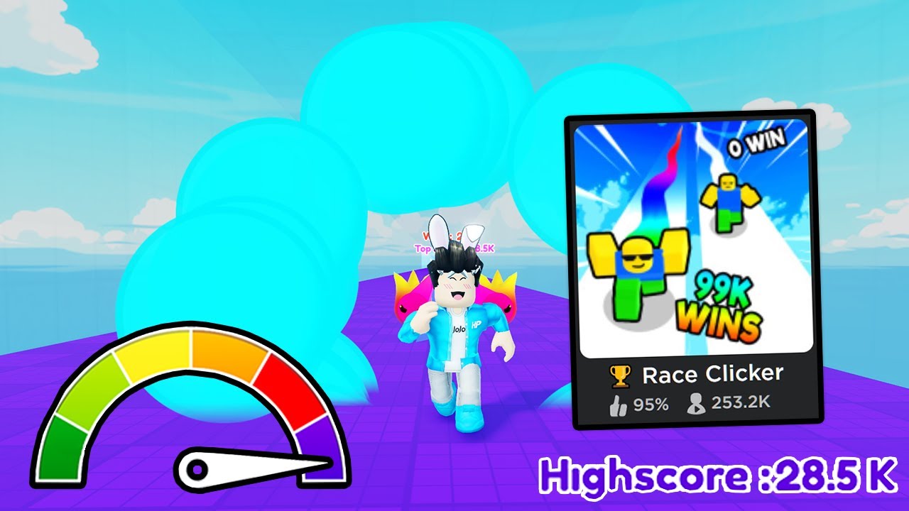 Mein neuer REKORD in Race Clicker ist der SCHNELLSTE auf ROBLOX - YouTube