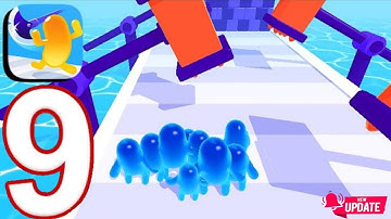 Join Blob Clash 3D gameplay - Part 9 Level 93 - 108  walkthrough (android, iOS)bySkyrocket games#108