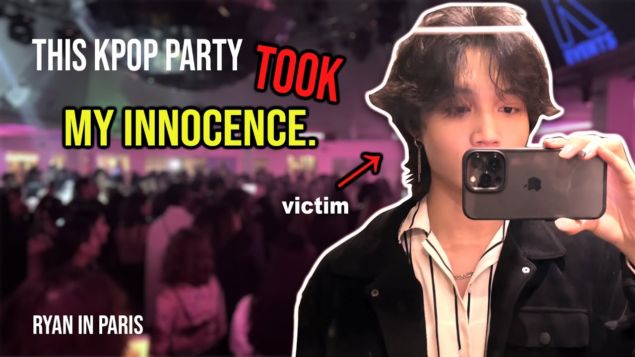 Innocent me went to a Kpop Party for the First Time in Paris but this happened… (regret)