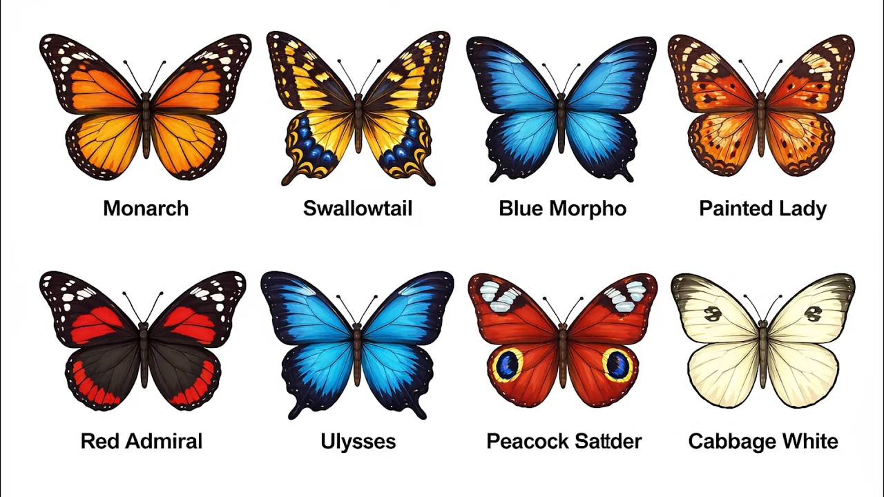 Every Type of Butterfly Explained in 9 Minutes - YouTube