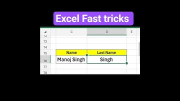 Excel Fast ⏩ Tricks #mstechtricks #exceltips #education #excelshortcuts