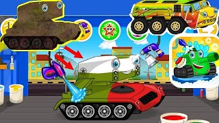 jogo de lavagem de carros e tanques, joguinho lava jato caros coloridos pra crianças, jogo de carros screenshot 2