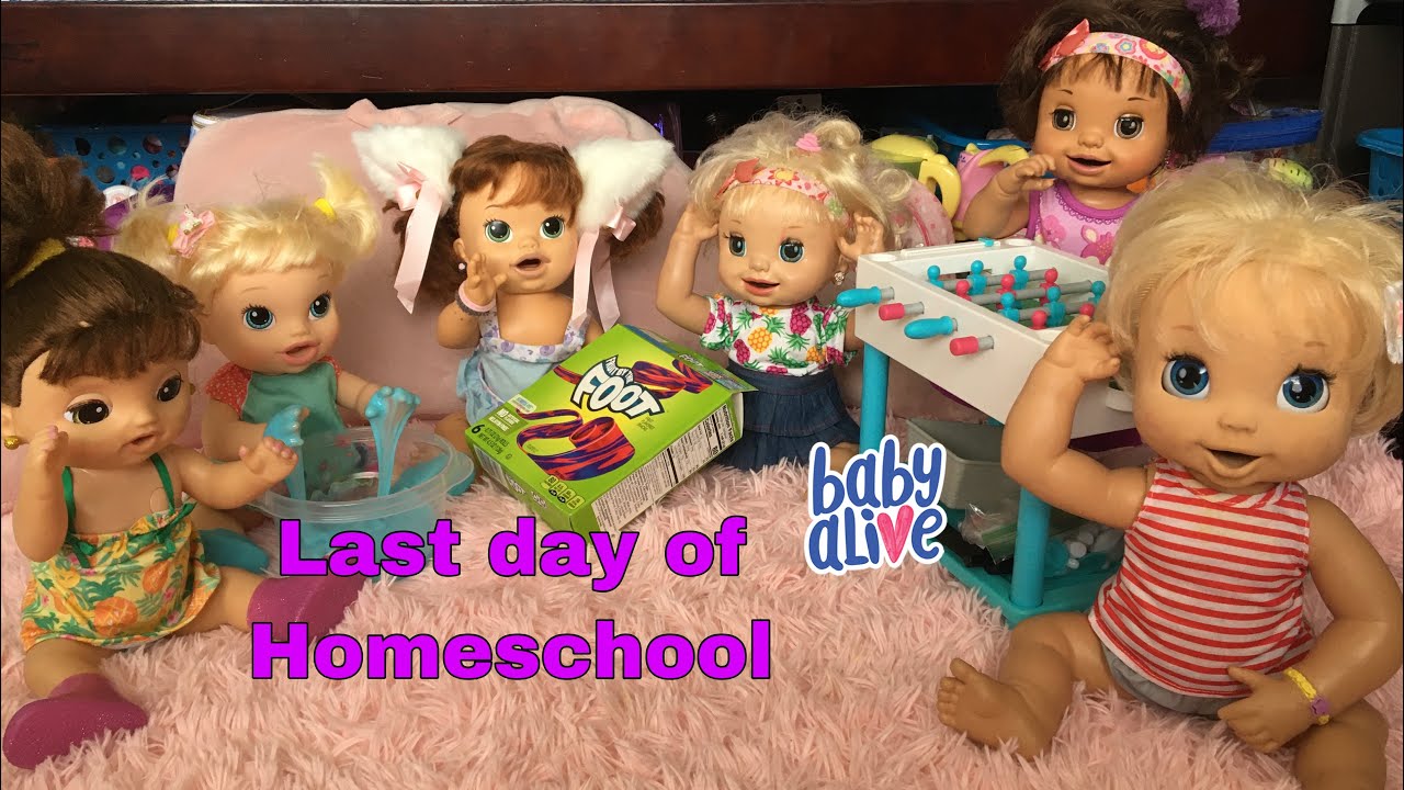 BABY ALIVE Last Day of Homeschool party