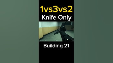 CoD | DMZ | 1vs3vs2 in Building 21 - Throwing knife Only
