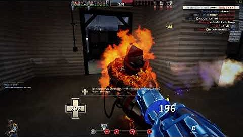 TF2 - A good uber push as Pyro