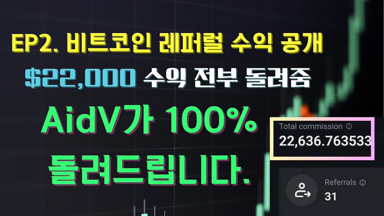 KR] 비트코인 선물 레퍼럴 수익 $22,000, 공개합니다 - YouTube