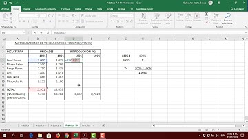 Práctica 10 Microsoft Excel