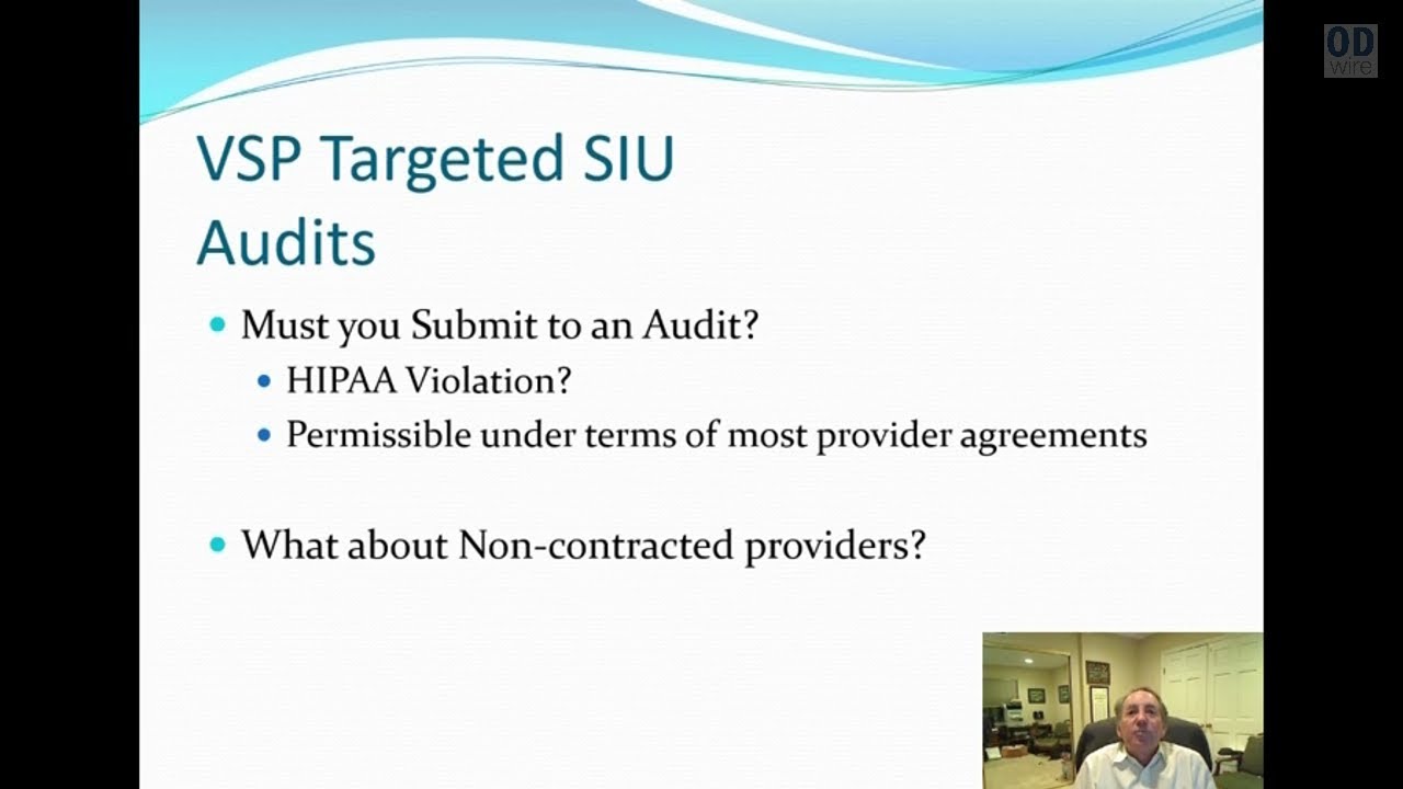 Vsp Audits And Hearings Circa 2019 Dr Craig Steinberg Youtube