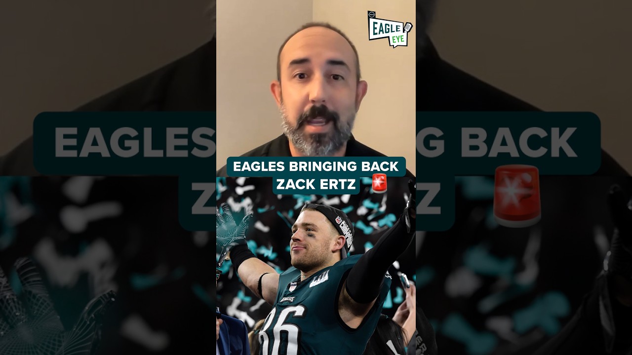 Eagles sign Zach Ertz to the practice squad, will he play Week 3 vs. Chicago Bears? #nfl
