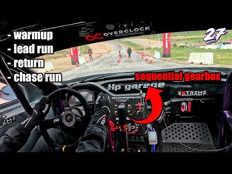 RAW Full Drift Battle POV - Tyres warmup, lead run, return, chase run - Alex Gritti Drift