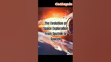 The Evolution of Space Exploration  From Sputnik to SpaceX  #shorts #FromSputnikToSpaceX #spacex