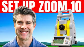 How To Set Up A Zoom 10 Total Station - Beginners Guide For Professional Land Surveying