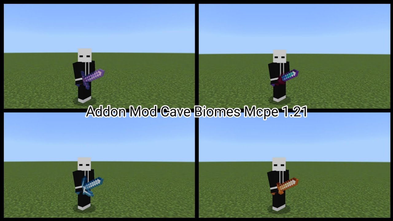 Minecraft Addon Mod Cave Biomes Mcpe 1.21 - YouTube