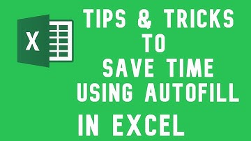 Tips and tricks to save time using autofill in Excel video #excel #exceltip #exceltutorial #autofill