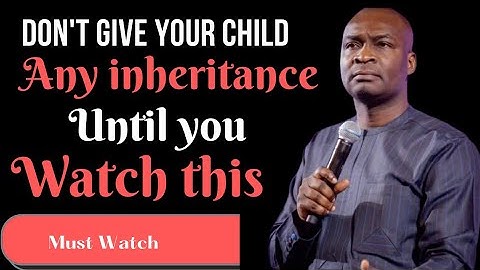 (MUST WATCH) Redefining Inheritance 2 of  5 - Apostle Joshua Selman | True Meaning of Inheritance