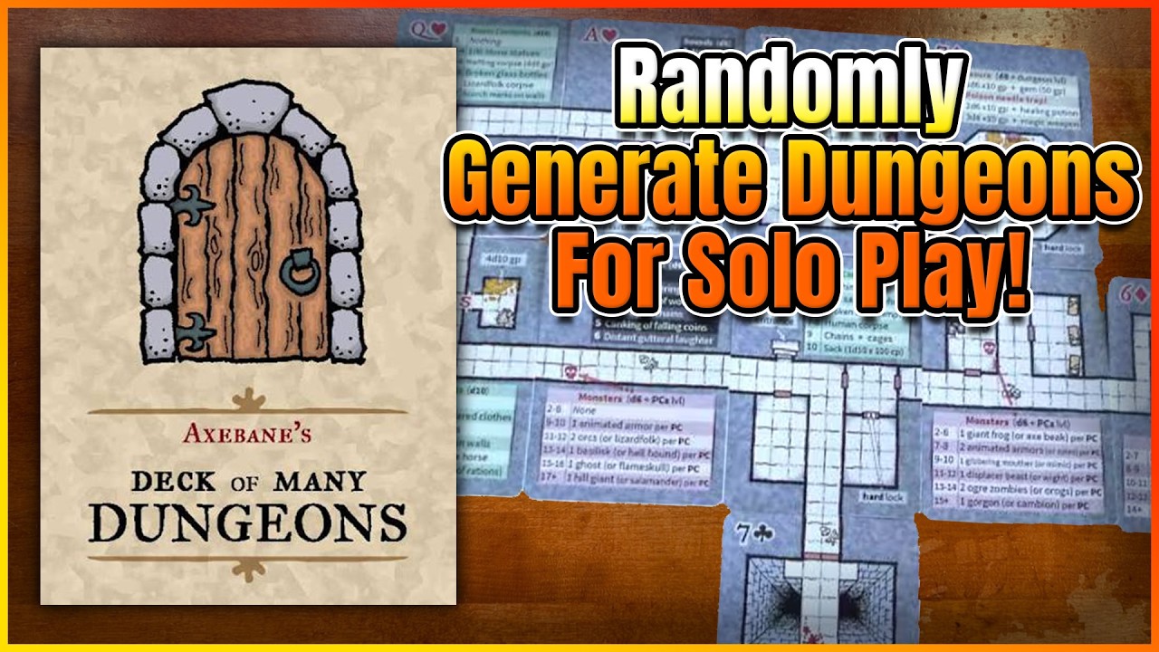 Axebane's Deck of Many Dungeons