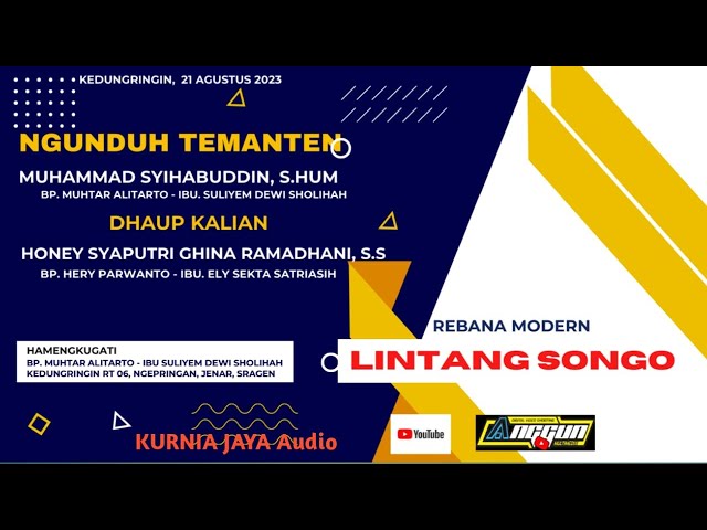 📡Live WEDDING SYIHABUDDIN u0026 HONEY //GAMBUS  LINTANG 9  // KURNIA JAYA AUDIO // ANGGUN Streaming class=