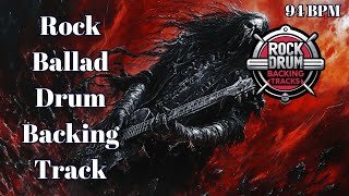 94 BPM Rock Ballad Drum Track – Smooth Groove for Practice