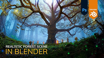 How to Make a Magical Forest Scene in BLENDER