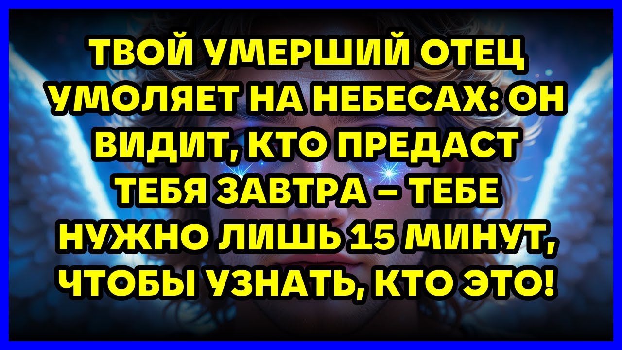 ТВОЙ УМЕРШИЙ ОТЕЦ УМОЛЯЕТ НА НЕБЕСАХ: ОН ВИДИТ, КТО ПРЕДАСТ ТЕБЯ ЗАВТРА – ТЕБЕ НУЖНО ЛИШЬ 15 МИНУ...