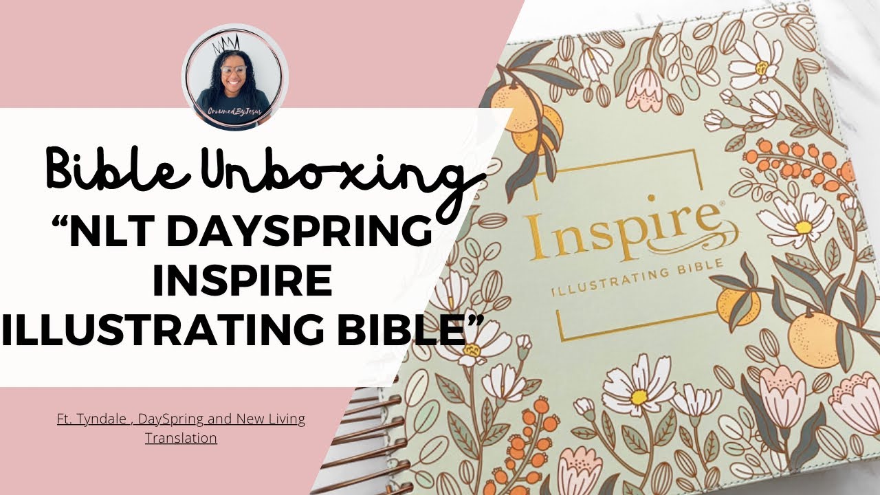 THIS IS HUGE!!! NEW Inspire Bible Spiral Bount NLT Filament-Enabled  DaySpring Illustrating Bible!! 