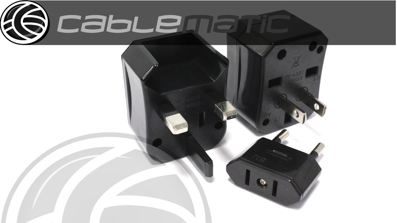 Adaptador enchufe universal a enchufe Reino Unido - distribuido por  CABLEMATIC ® 