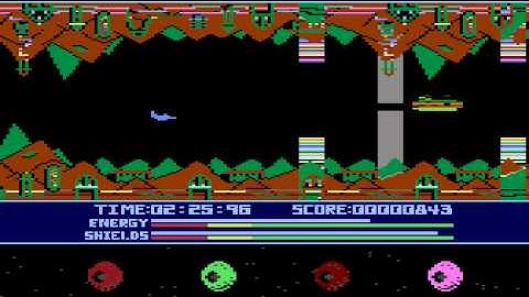Atari 5200 Laser Gates - Gameplay Video