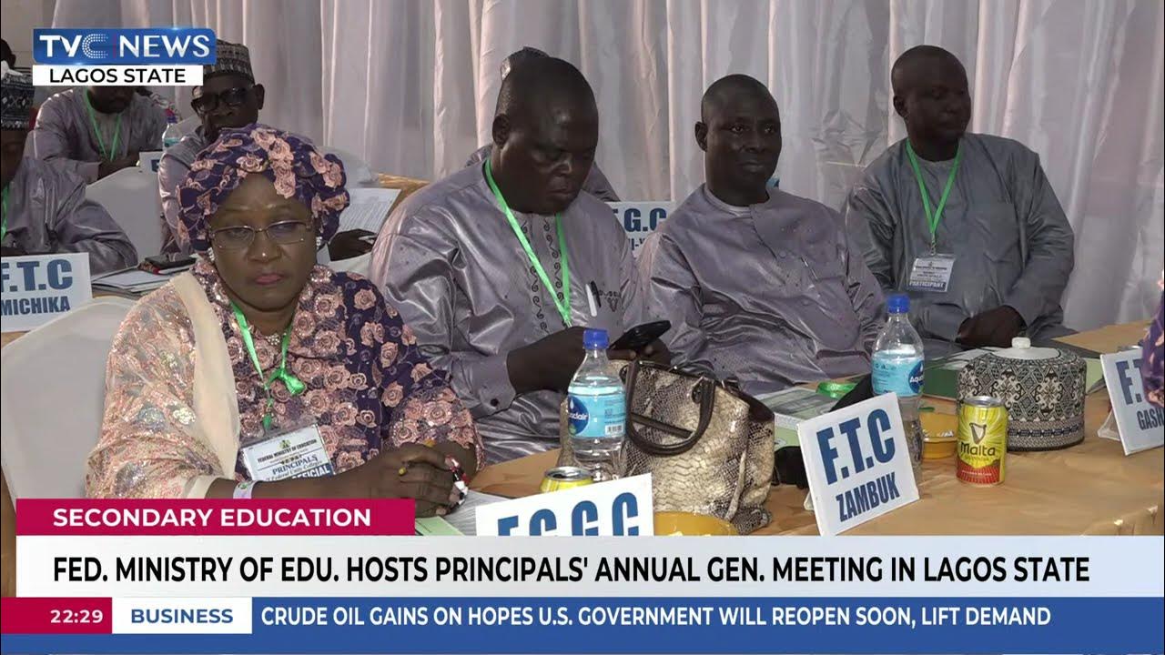 Fed. Ministry Of Education Hosts Principals’ Annual Gen Meeting In Lagos
