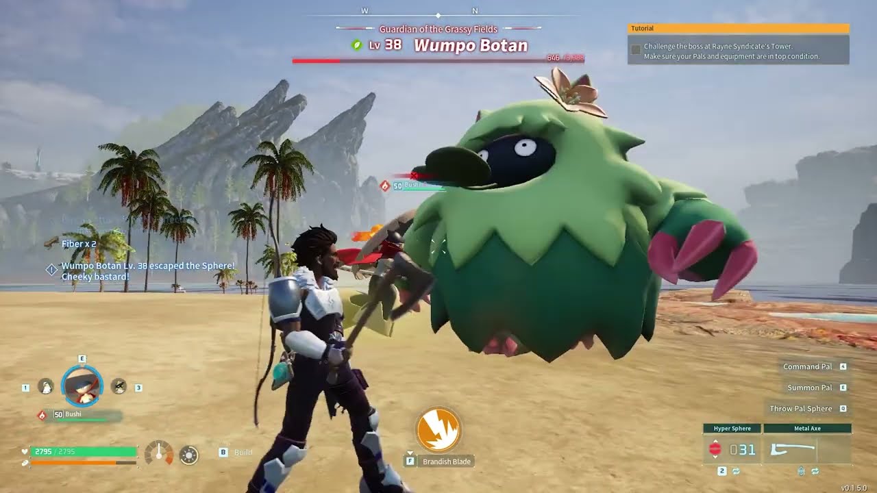 Palworld World boss Wumpo Botan