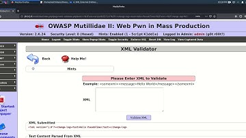 Owasp Top 10 - XML External Entities