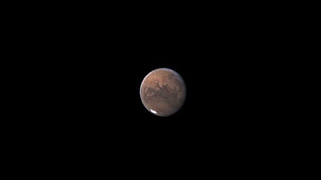 Mars rotating