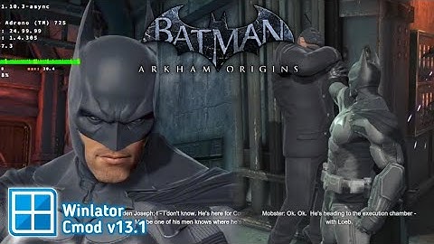 Winlator Cmod v13.1 - Gameplay Batman Arkham Origins (Windows) On Android