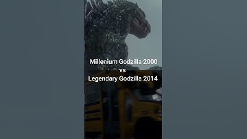 Godzilla 2000 vs Godzilla 2014 #shorts