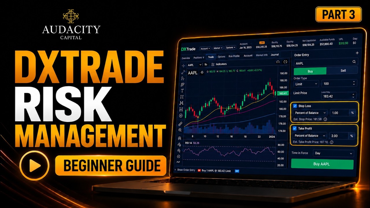 DXtrade Risk Management Tutorial | Stop Loss, Take Profit & Limit Orders