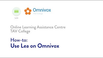 How to Use Léa on Omnivox