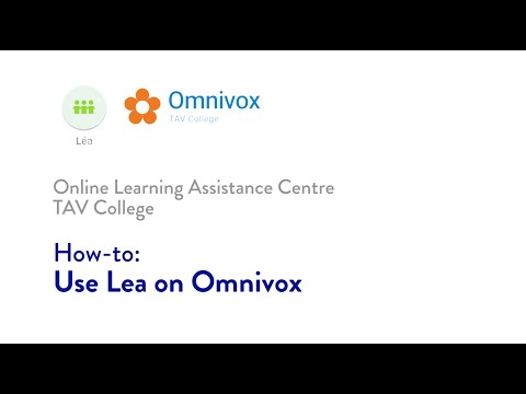 How to Use Léa on Omnivox