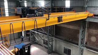 10 Ton Double Girder Overhead Crane Installed in Bangladesh  Yuantai Overhead Crane Manufacturer