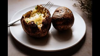 Air Fryer Baked Potatoes { Easy Air Fried Potatoes! Gluten-free + Vegan } Gluten In Restaurant And Frozen Fried Potatoes Ffor Health Alert