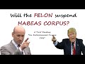 SUSPENDING HABEAS CORPUS, THE COURTS, THE AFTERMATH, Political Tarot, Trump Tarot,