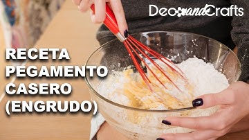 RECETA PEGAMENTO CASERO (Engrudo) - DecoAndCrafts