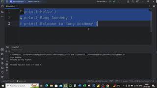 How to comment and uncomment out multiple highlighted lines in python!! pycharm tips and tricks!! Comment And Uncomment In Pycharm Python